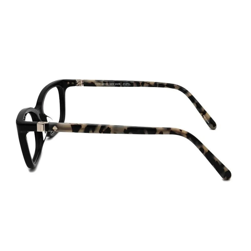 Kate Spade DELACY 07KI Eyeglasses 50-18 130 Black Havana New MSRP $188